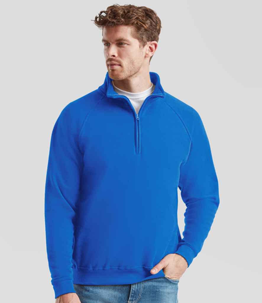 Fruit of the outlet loom half zip